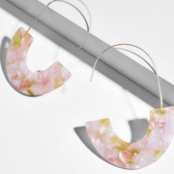 SOLDAcrylic Earrings - Picture 2 of 4